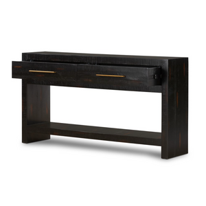 Oakley 60" Console Table - Burnished Black