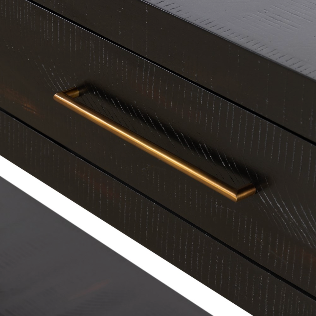 Oakley 60" Console Table - Burnished Black