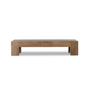 Remy 70" Rectangular Coffee Table - Rustic Wormwood Oak