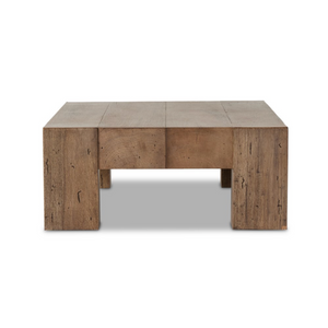 Remy 70" Rectangular Coffee Table - Rustic Wormwood Oak