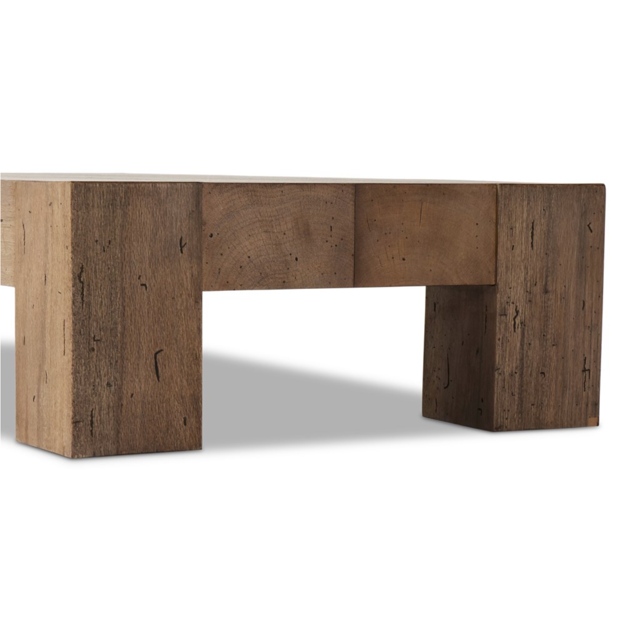 Remy 70" Rectangular Coffee Table - Rustic Wormwood Oak