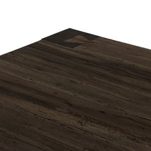 Remy 55" Coffee Table - Ebony Rustic Wormwood Oak