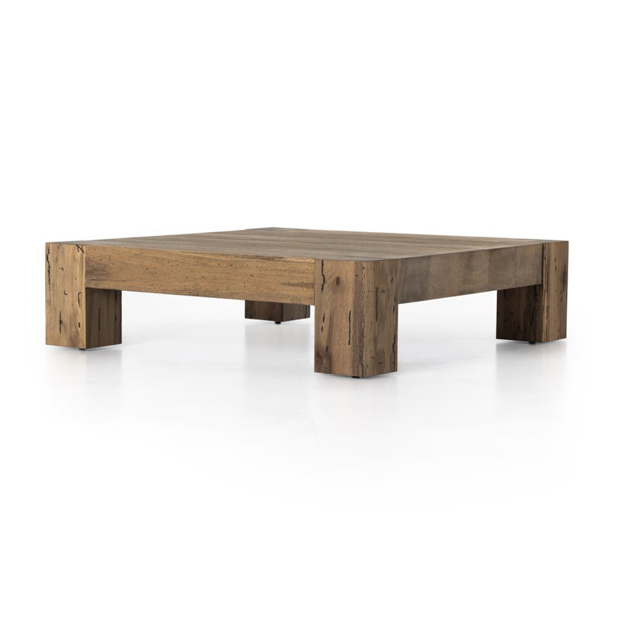 Remy 55" Coffee Table - Rustic Wormwood Oak