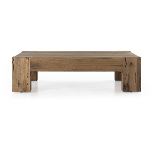 Remy 55" Coffee Table - Rustic Wormwood Oak