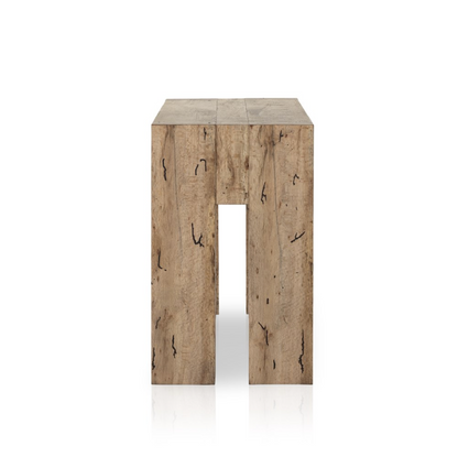 Remy 86" Console Table - Rustic Wormwood Oak