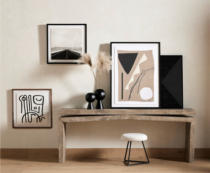 Odette 79" Console Table - Weathered Wheat