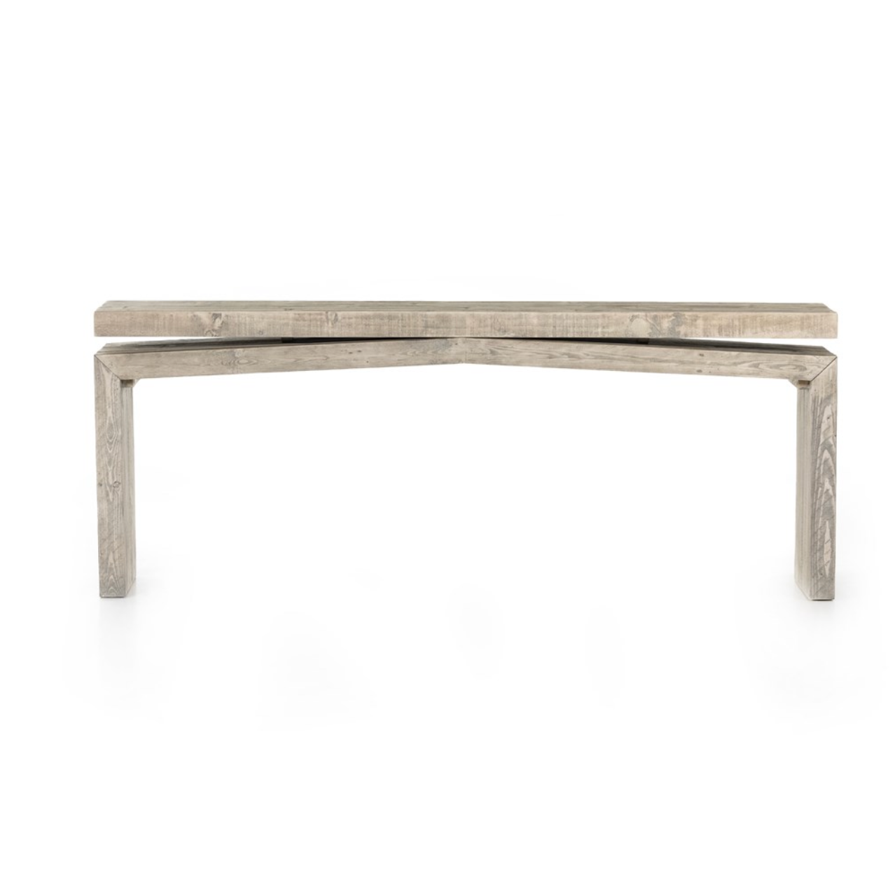 Odette 79" Console Table - Weathered Wheat