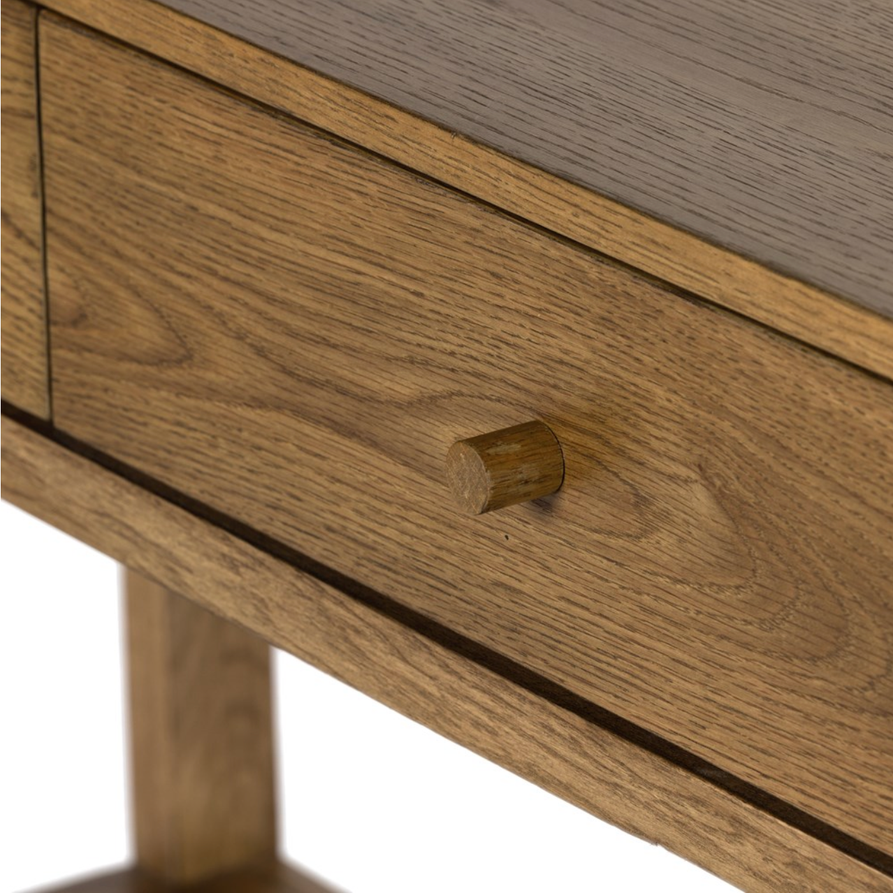 Avila 60" 3 Drawer Console Table - Tawny Oak