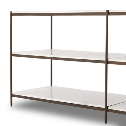 Leighton 78" Console Table - Antique