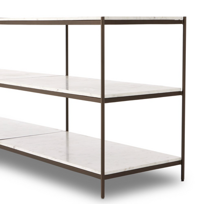 Leighton 78" Console Table - Antique