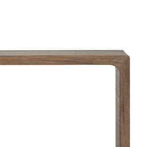 Kade 79" Oak Console Table - Rustic Grey