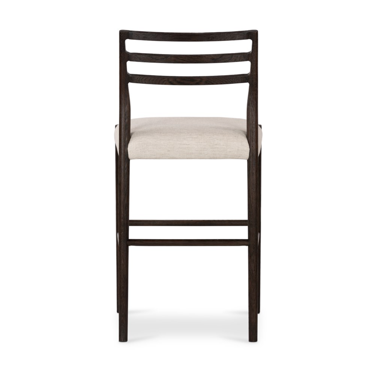 Jolene 44" Barstool - Carbon Oak + Linen