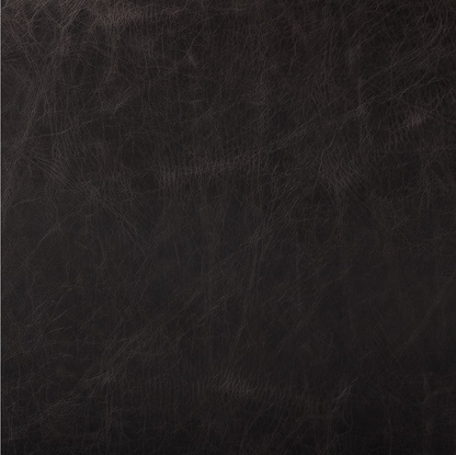 Zander 24" Top Grain Leather Barstool - Black Charcoal Parawood