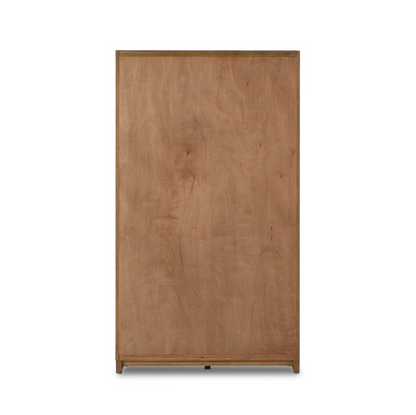 Kadence 47" Oak + Glass Door Cabinet - Drifted Oak