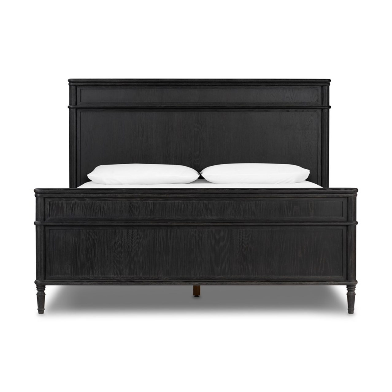 Eloise 81" King Bed - Distressed Black