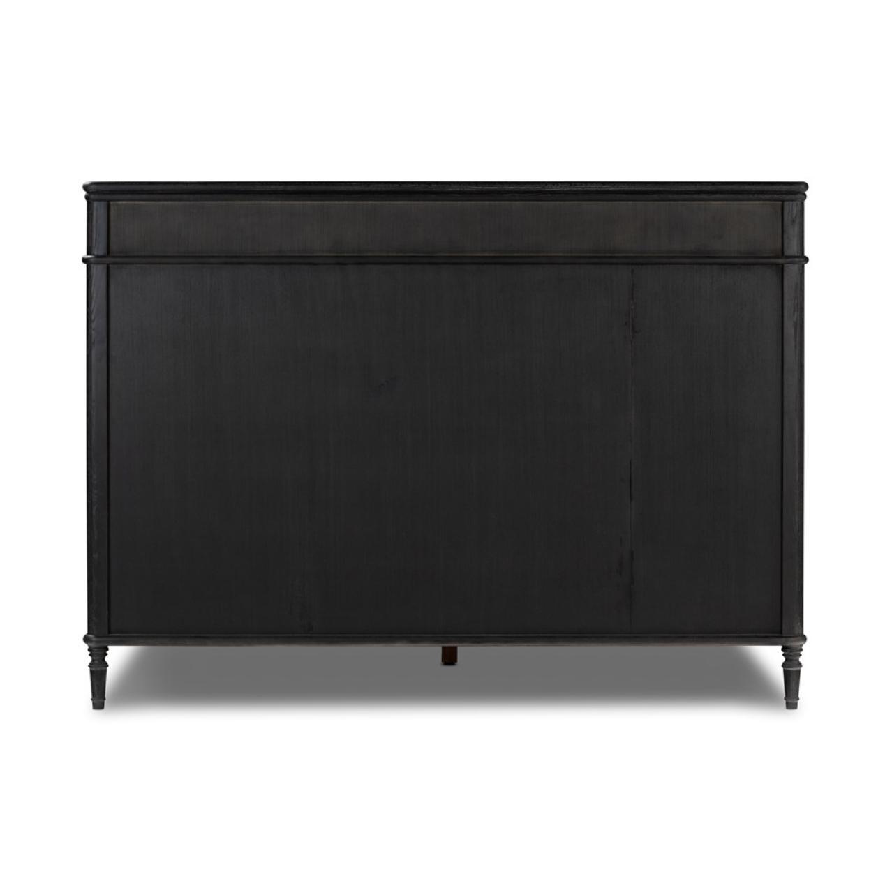 Eloise 81" King Bed - Distressed Black