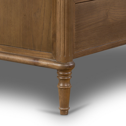 Eloise 81" King Bed - Toasted Oak