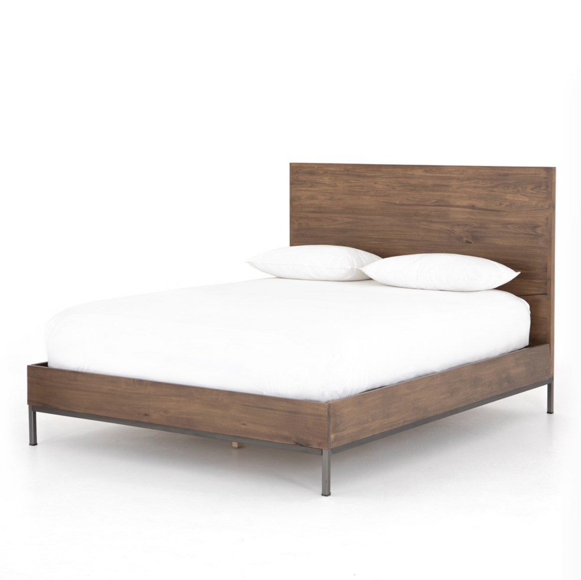 Naomi Queen Bed - Auburn Poplar