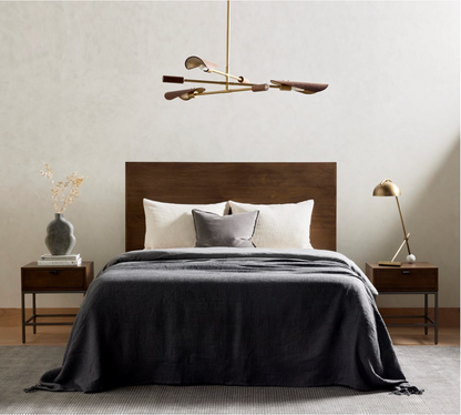 Naomi 78" King Bed - Auburn Poplar