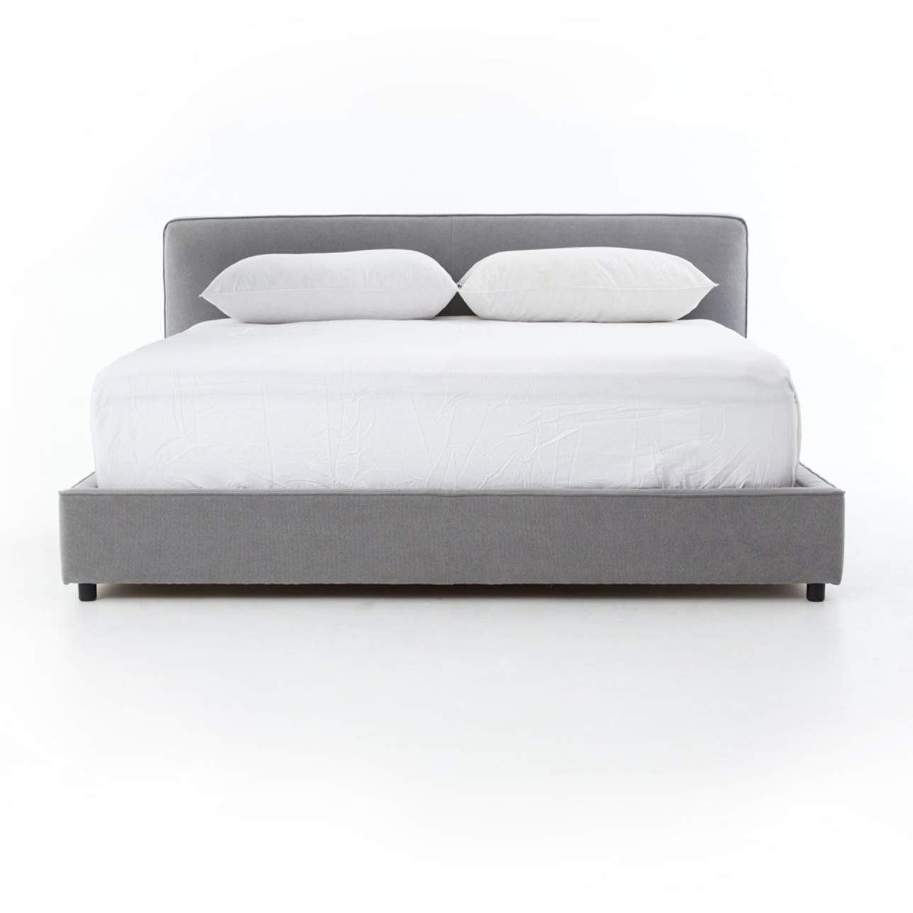 Davenport 82"  King Bed - Pebble Pewter