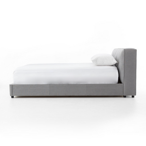 Davenport King Bed - Pebble Pewter