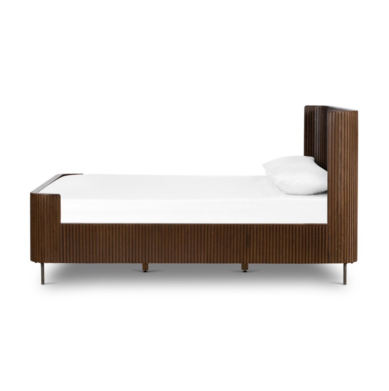 Danvers 64" Queen Bed - Dark Brown Oak