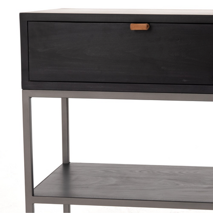 Marcel 24" Nightstand - Black Wash Poplar