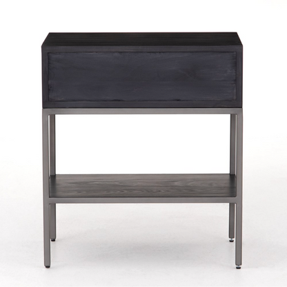 Marcel 24" Nightstand - Black Wash Poplar