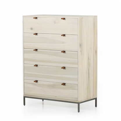 Marcel 36" 5 Drawer Dresser - Dove Poplar