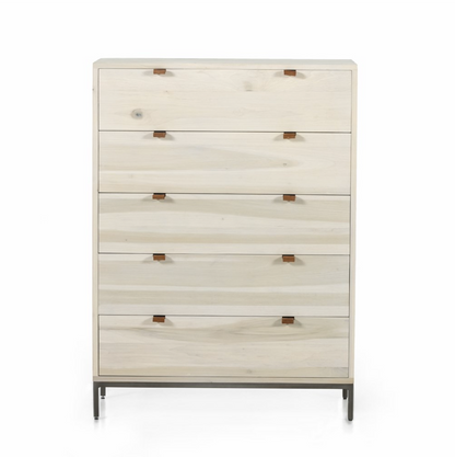 Marcel 36" 5 Drawer Dresser - Dove Poplar