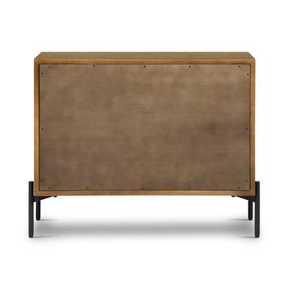 Easton 33" 3 Drawer Nightstand - Amber Oak