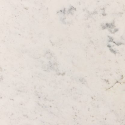 Felipe 33" Marble Nightstand - Antique Brass + Cloud