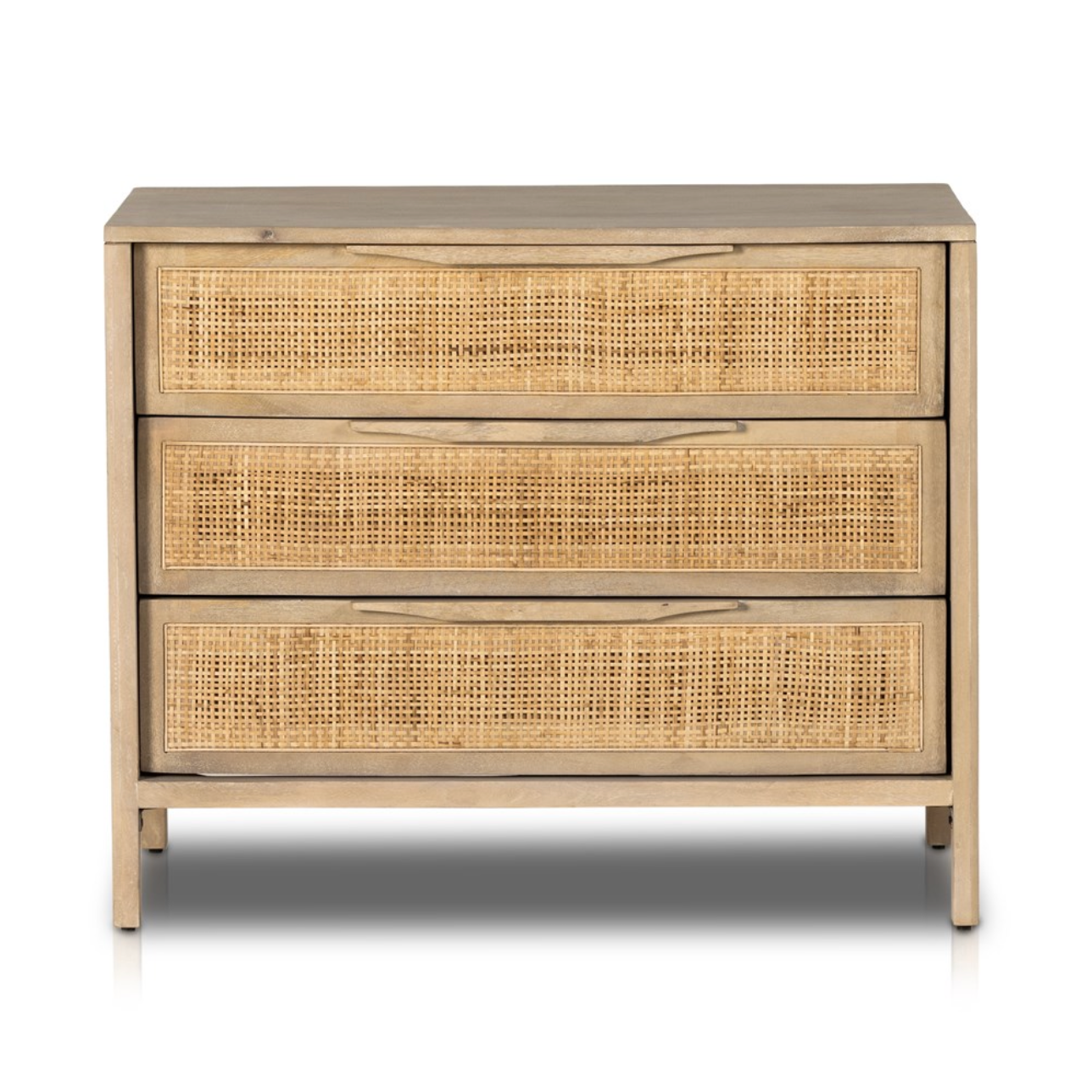 Conway 32" 3 Drawer Nightstand - Natural Mango