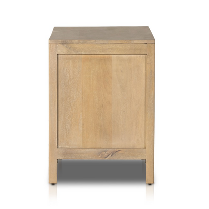 Conway 32" 3 Drawer Nightstand - Natural Mango