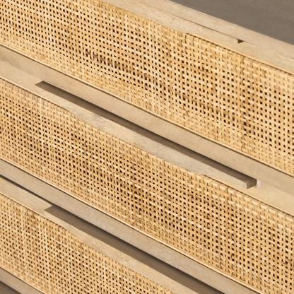 Conway 32" 3 Drawer Nightstand - Natural Mango