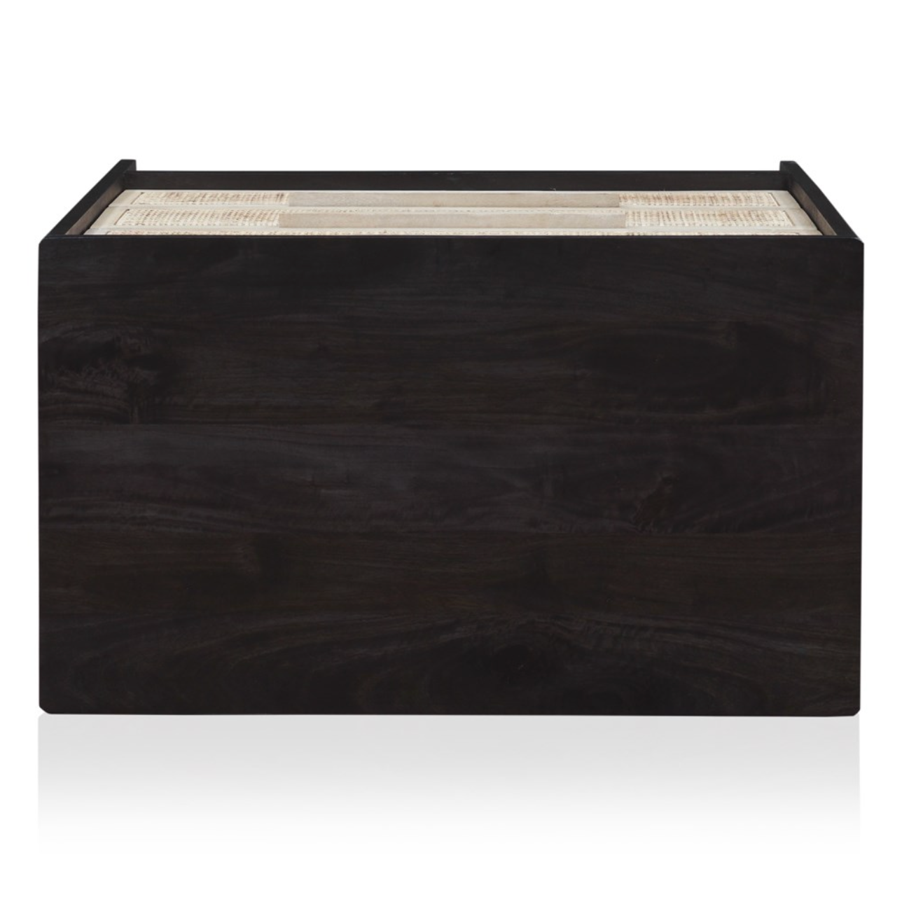 Conway 32" 3 Drawer Nightstand - Black Wash Mango