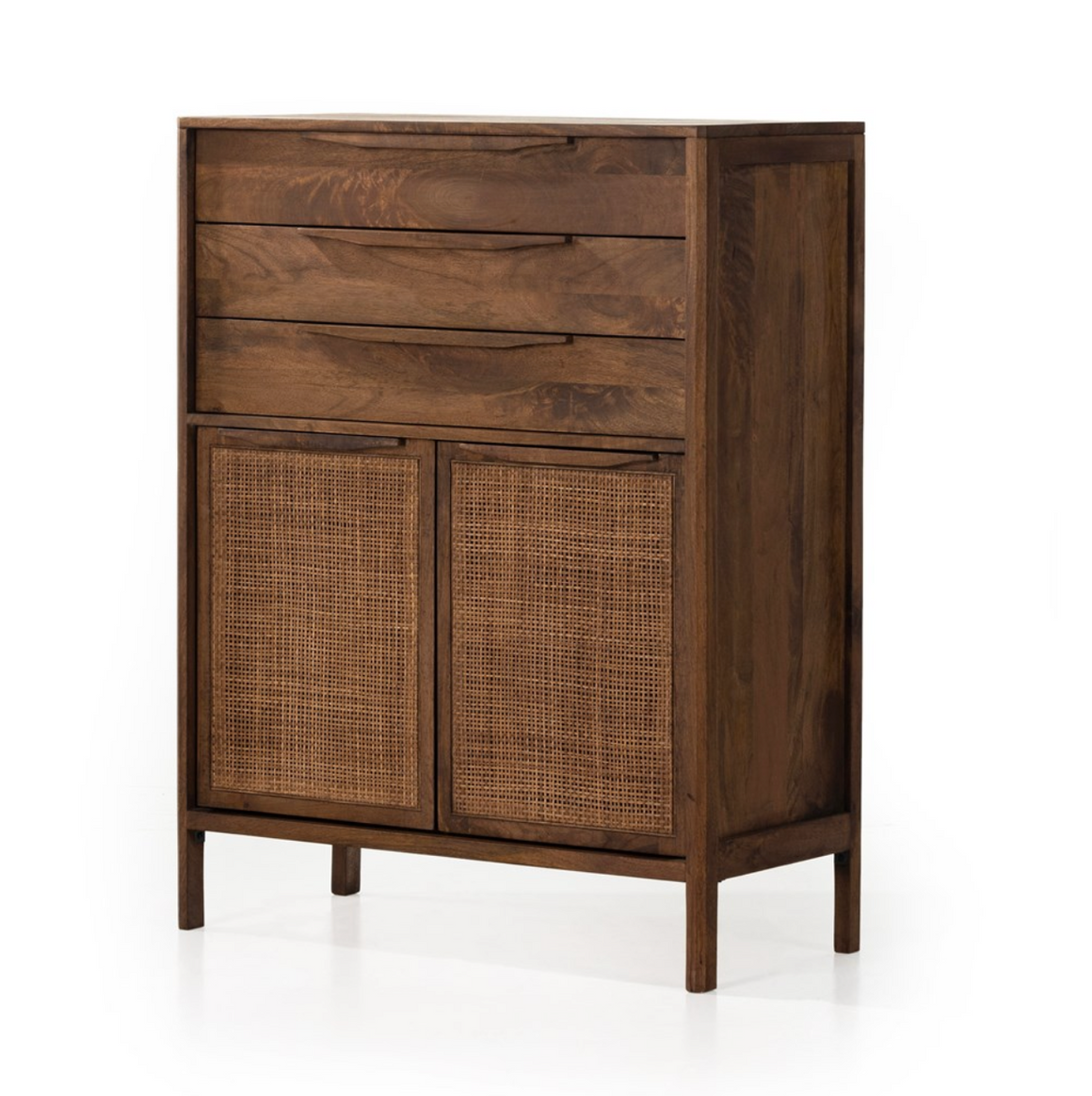 Marcelo 34" Tall Dresser - Brown Wash Mango