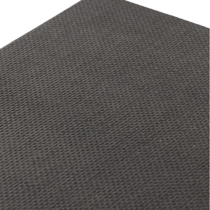 Bhari 62" 6 Drawer Dresser - Woven Black +Antique Brass