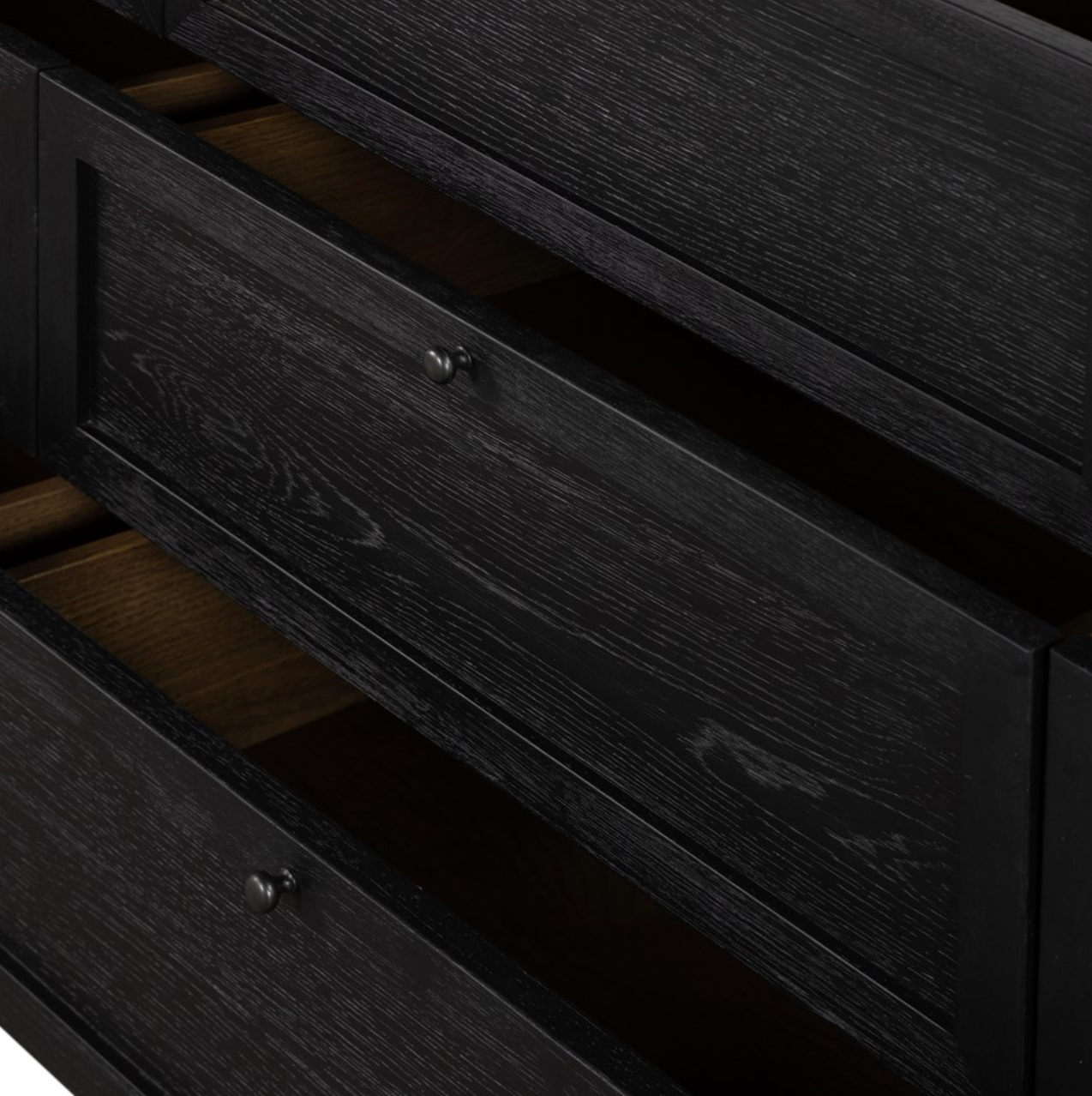 Arlo 88" 9 Drawer Dresser - Drifted Matte Black