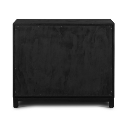 Arlo 32" 2 Drawer Nightstand - Drifted Matte Black