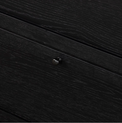 Arlo 32" 2 Drawer Nightstand - Drifted Matte Black