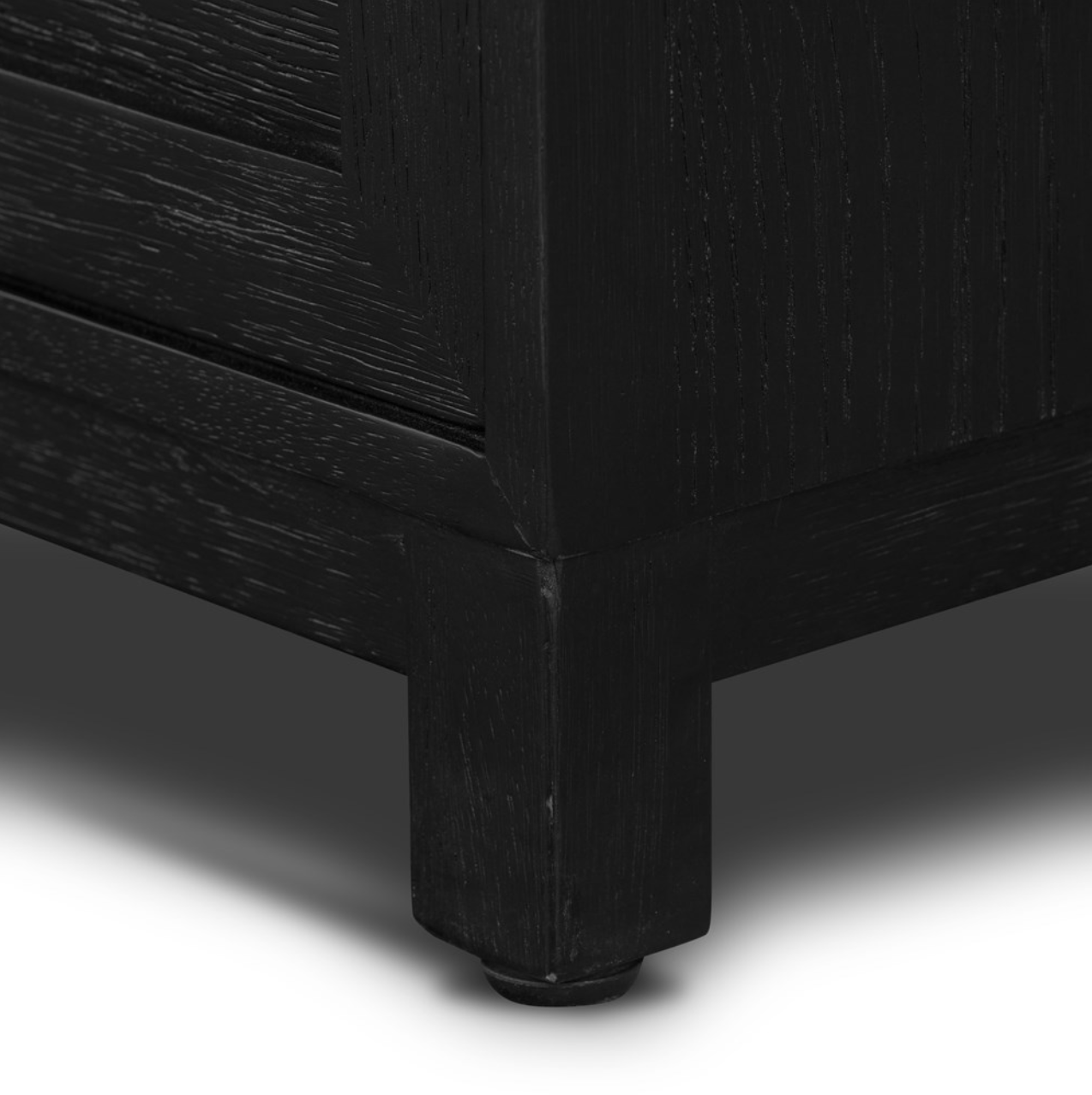 Arlo 32" 2 Drawer Nightstand - Drifted Matte Black