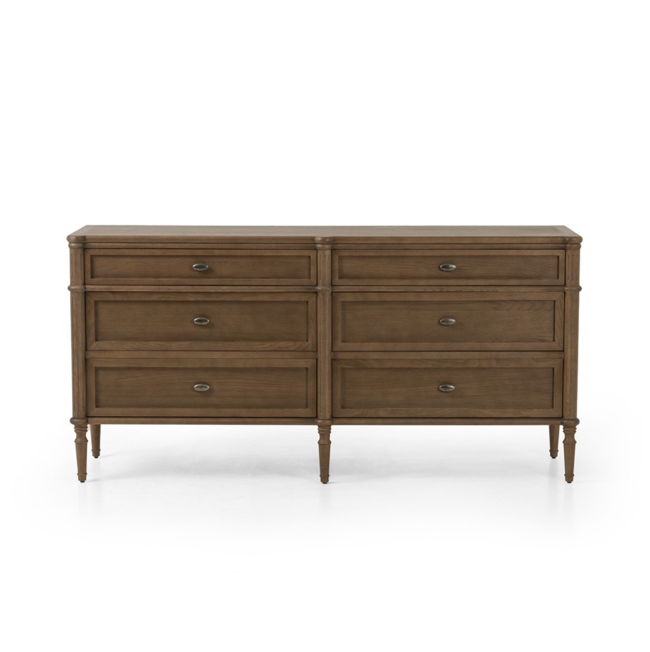 Eloise 70" 6 Drawer Dresser - Toasted Oak