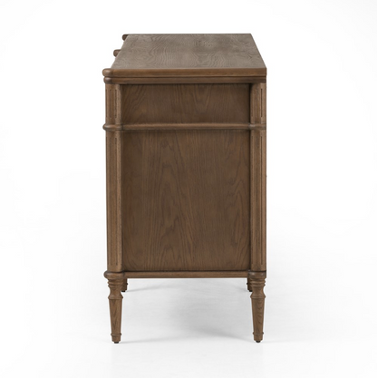 Eloise 70" 6 Drawer Dresser - Toasted Oak