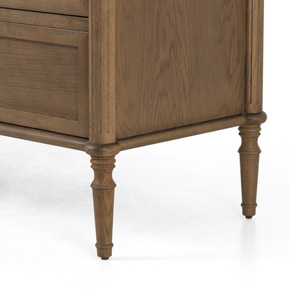 Eloise 70" 6 Drawer Dresser - Toasted Oak
