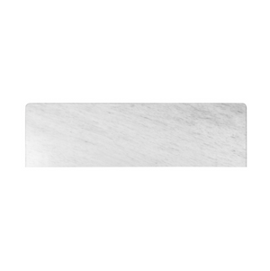 Eloise 70" 6 Drawer Dresser - Toasted Oak W/ Polished White Marble