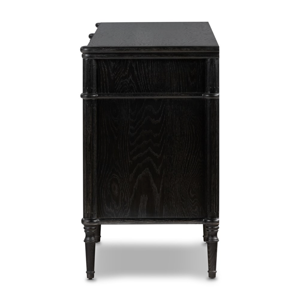 Eloise 70" 6 Drawer Dresser - Distressed Black