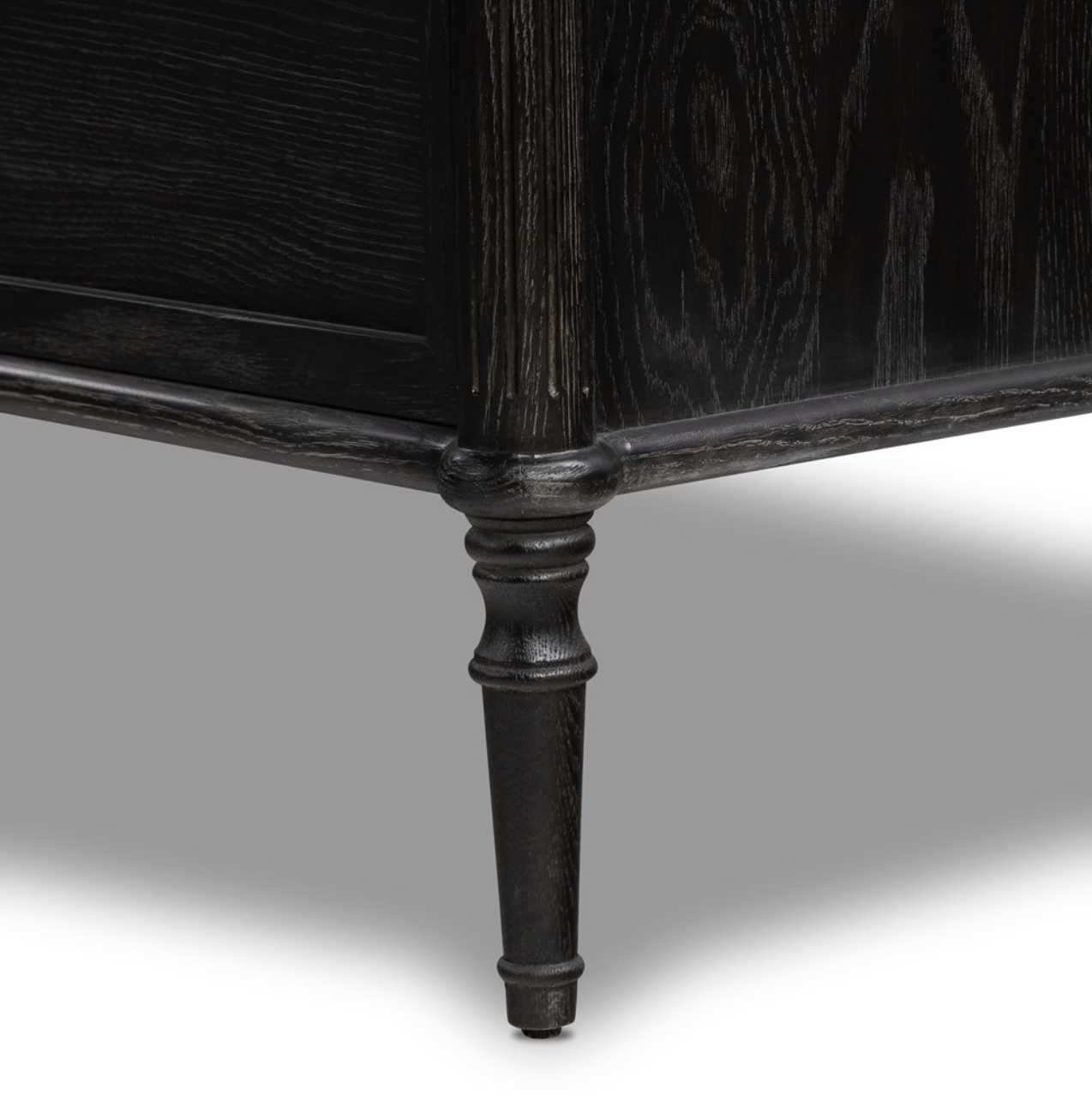 Eloise 70" 6 Drawer Dresser - Distressed Black