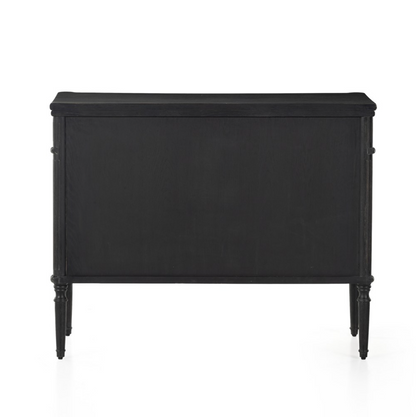 Eloise 44" 3 Drawer Chest - Distressed Black