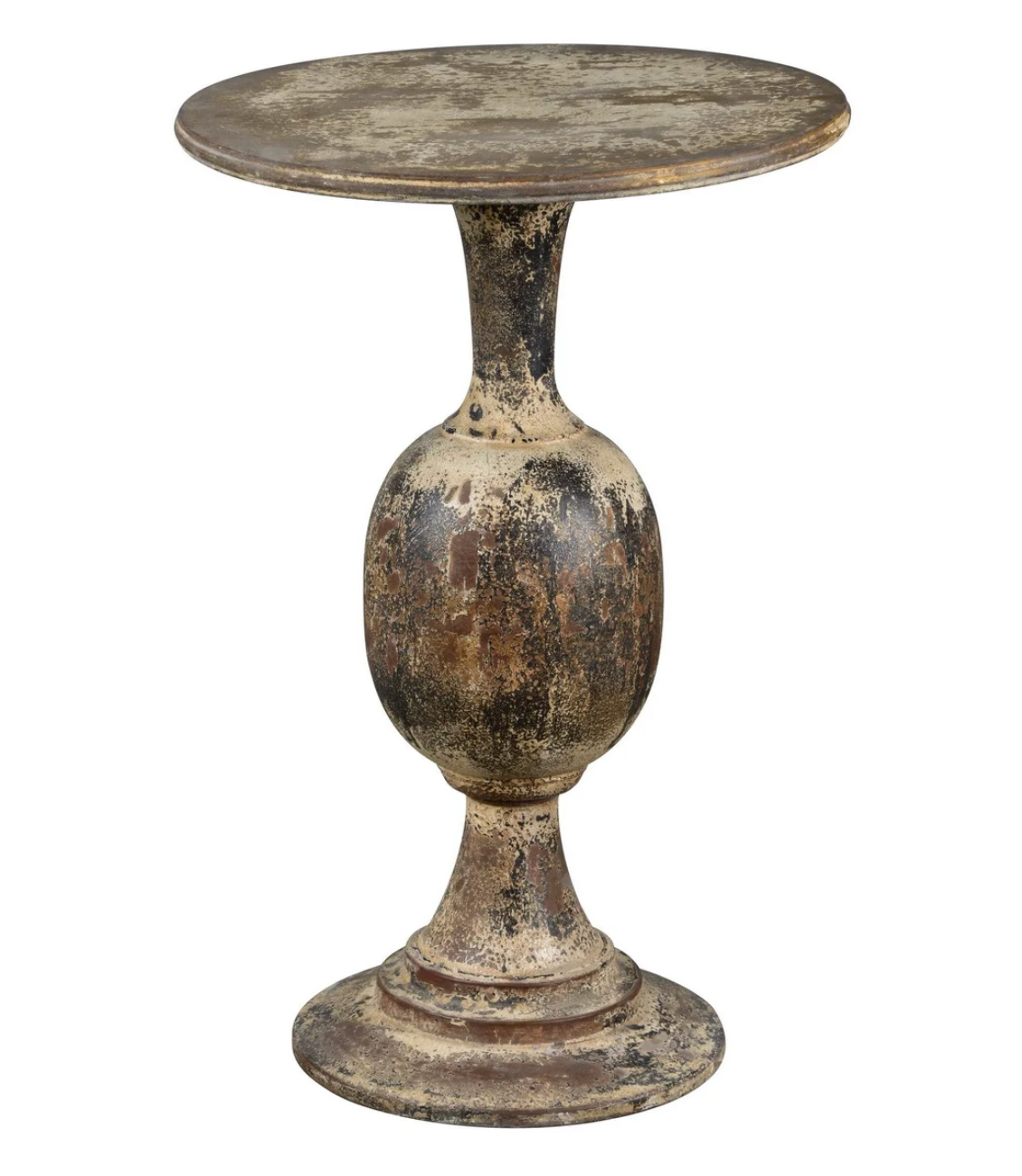 Elliott 29" Side Table - Distressed Metal